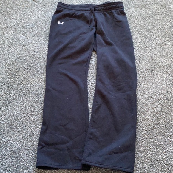 Under Armour Pants - Under Armour black logo sweatpants